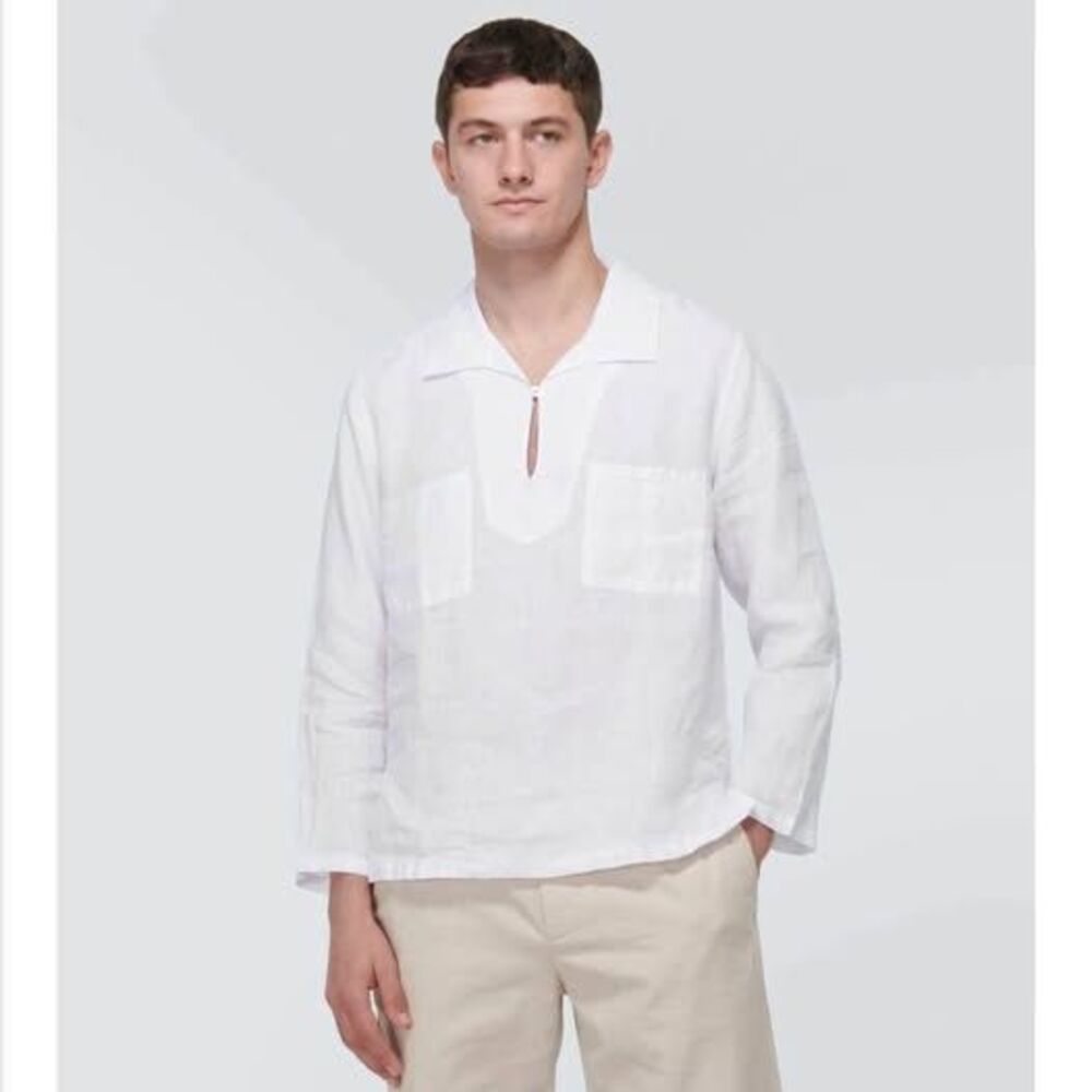 Vilebrequin Comores linen polo shirt
